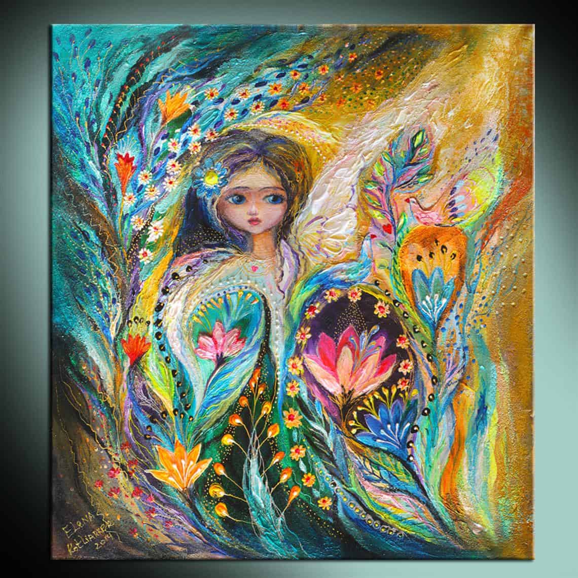 Fairy Hannah - Fantasy Fairy Canvas Print - Elena Kotliarker Art